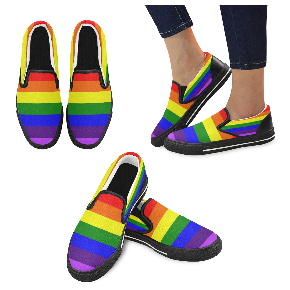 rainbow loafers womens