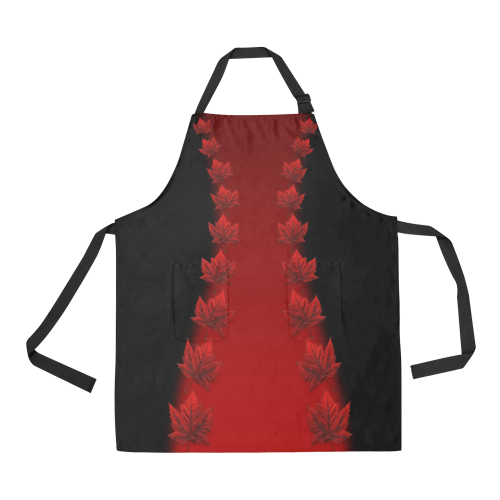 Canada Maple Leaf Aprons All Over Print Apron