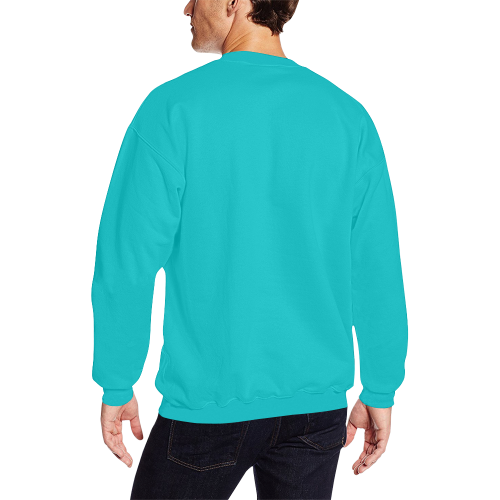 DuckTales Men's Oversized Fleece Crew Sweatshirt (Model H18)