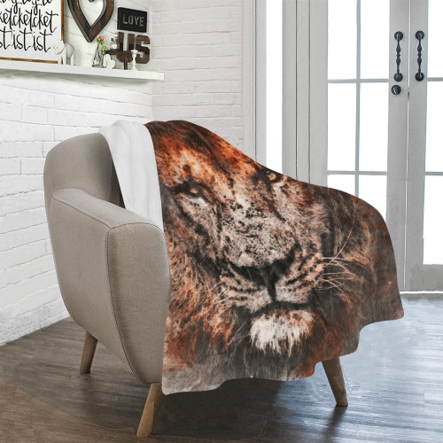 lion jbjart #lion Ultra-Soft Micro Fleece Blanket 30''x40''