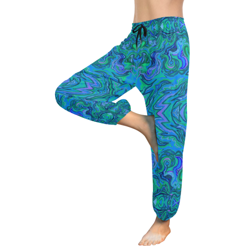 water pattern pants Women's All Over Print Harem Pants (Model L18)