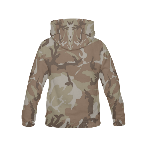 CAMOUFLAGE-DESERT 2 All Over Print Hoodie for Men (USA Size) (Model H13)