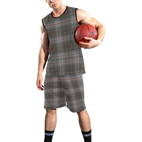 BRODIE SILVER TARTAN All Over Print Basketball Uniform