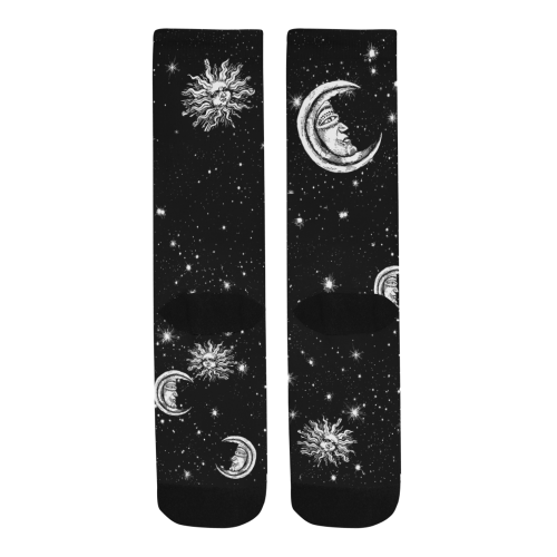 Mystic Stars, Moon and Sun Trouser Socks
