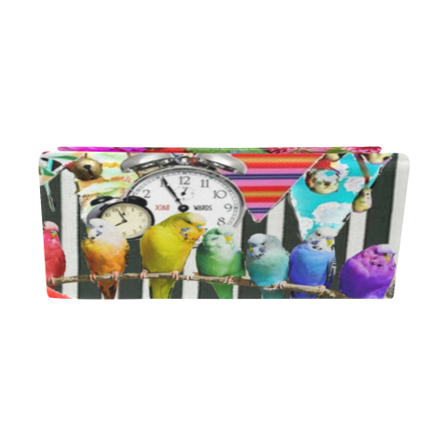 Birds and Bunting Custom Foldable Glasses Case