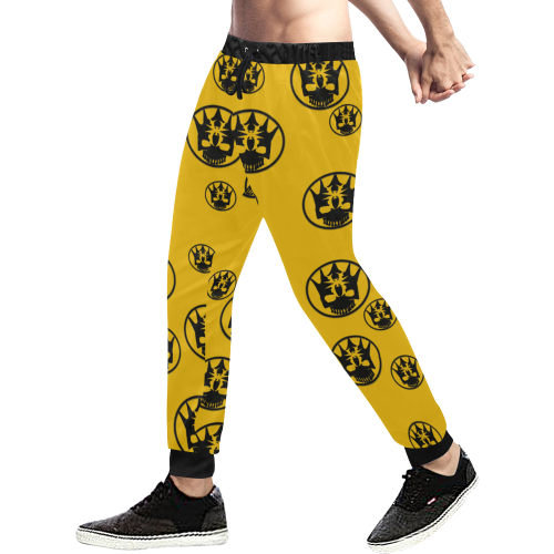 CRX Golden Men's All Over Print Sweatpants/Large Size (Model L11)