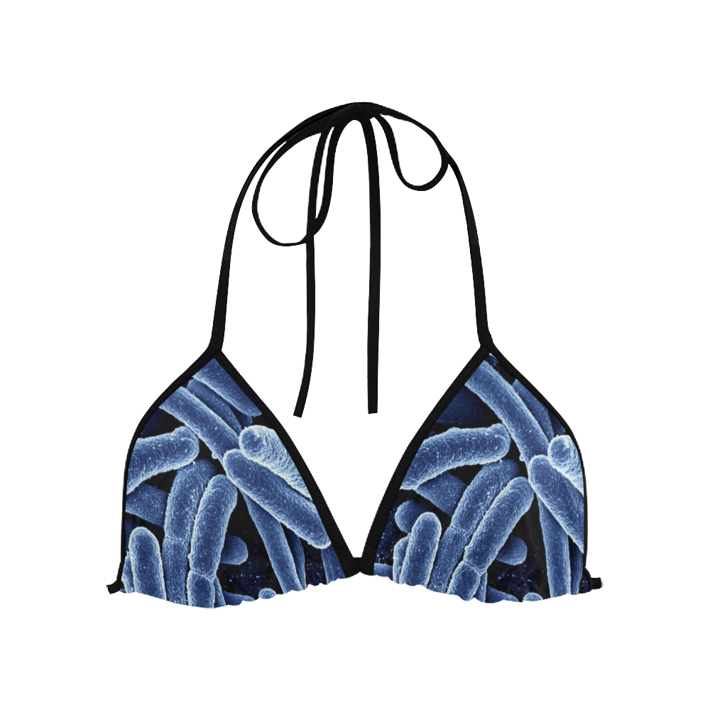 Bacilli Bacteria Custom Bikini Swimsuit Top Id D