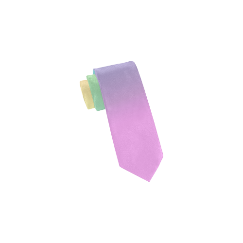 Pastel Rainbow Classic Necktie (Two Sides)