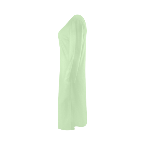 color tea green Bateau A-Line Skirt (D21)