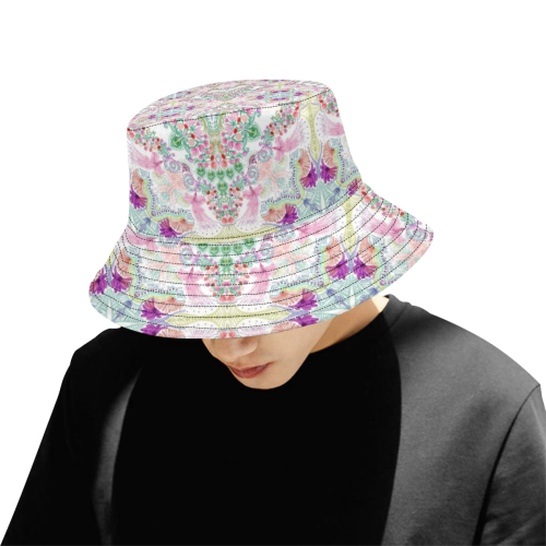sweet nature- pink All Over Print Bucket Hat for Men