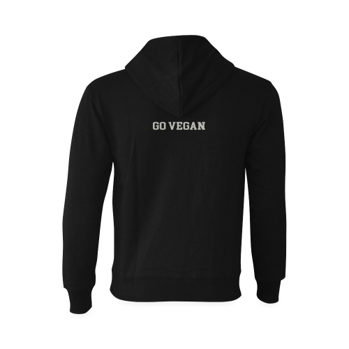 Friends Not Food (Go Vegan) Oceanus Hoodie Sweatshirt (Model H03)