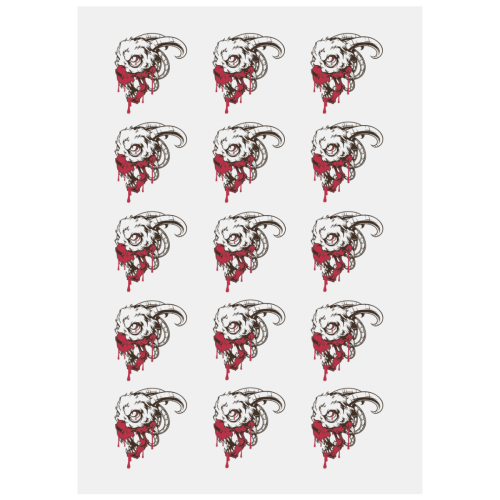 Blood Reign Personalized Temporary Tattoo (15 Pieces)