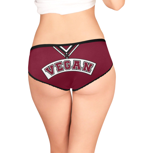 Vegan Cheerleader Women's All Over Print Girl Briefs (Model L14)