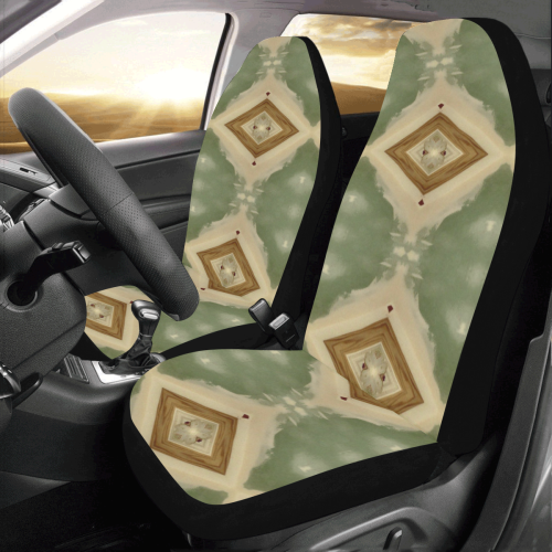 Geometric Camo Car Seat Covers (Set of 2)