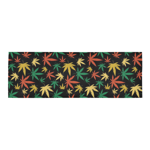 Cannabis Pattern Area Rug 9'6''x3'3''