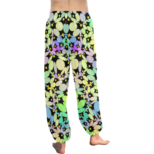 Power Flowers 318A by JamColors Women's All Over Print Harem Pants (Model L18)
