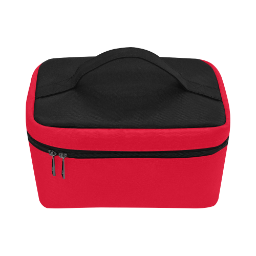 color Spanish red Cosmetic Bag/Large (Model 1658)