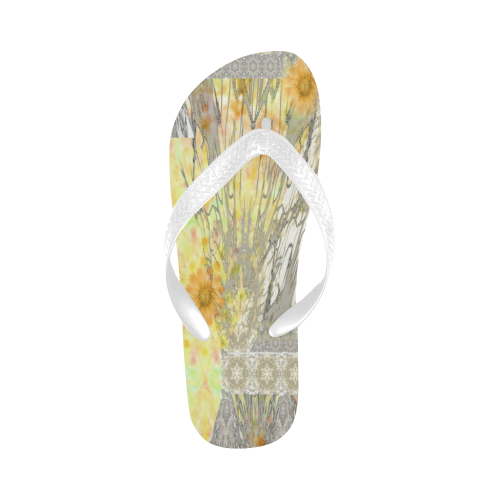 nature yellow Flip Flops for Men/Women (Model 040)