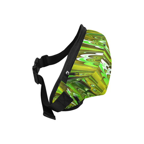 marbled fractal 417C by JamColors Fanny Pack/Large (Model 1676)