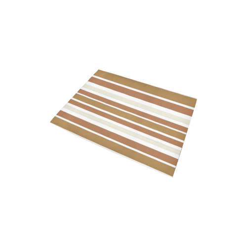 Gold Sienna Stripes Area Rug 2'7"x 1'8‘’