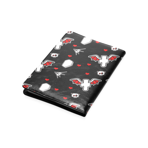 Hearts_Batwings_Journal Custom NoteBook A5