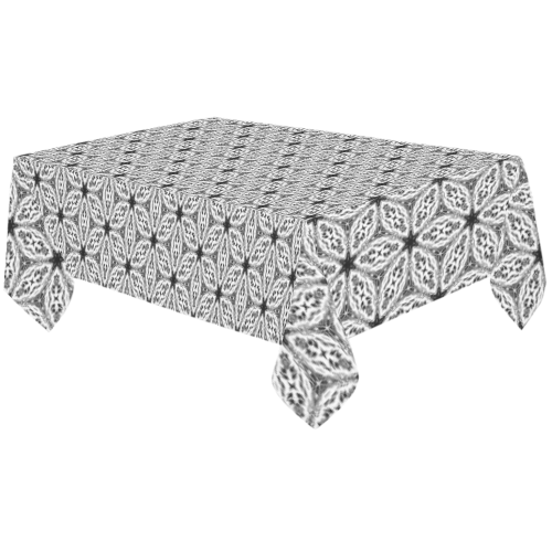 Kettukas BW #42 Cotton Linen Tablecloth 60"x120"