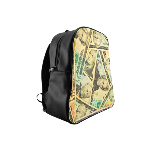 US DOLLARS School Backpack (Model 1601)(Small)