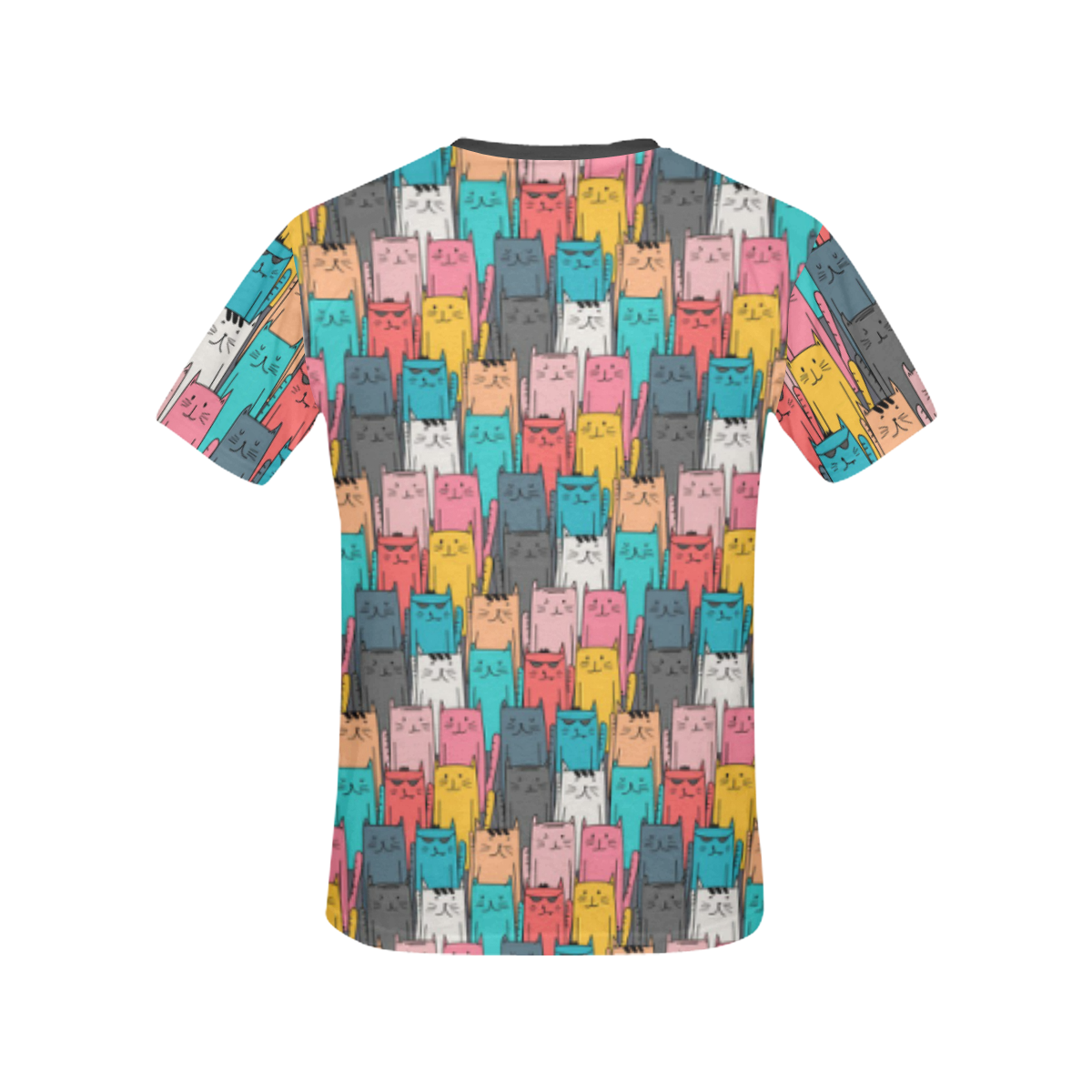 cat pattern t shirt