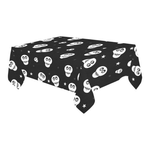 Star Skulls Cotton Linen Tablecloth 60" x 90"