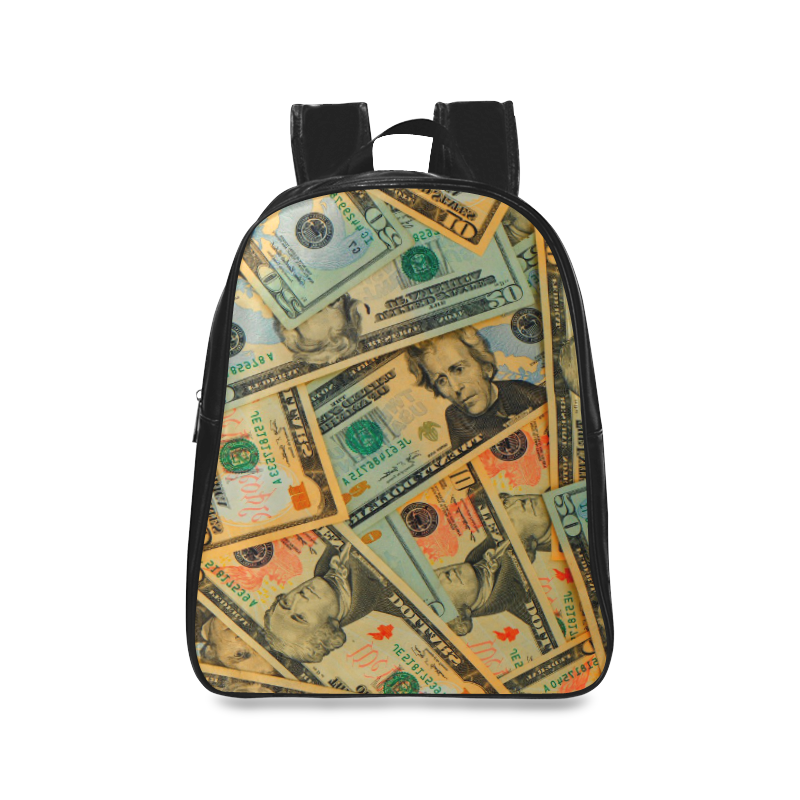 US DOLLARS 2 School Backpack/Large (Model 1601) ID D2969457