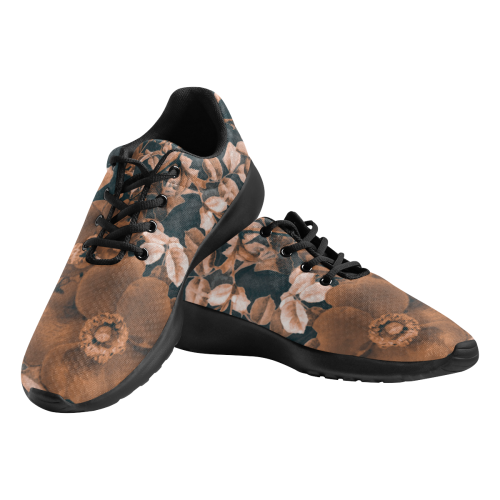 flowers #flowers #pattern #flora Men's Athletic Shoes (Model 0200)