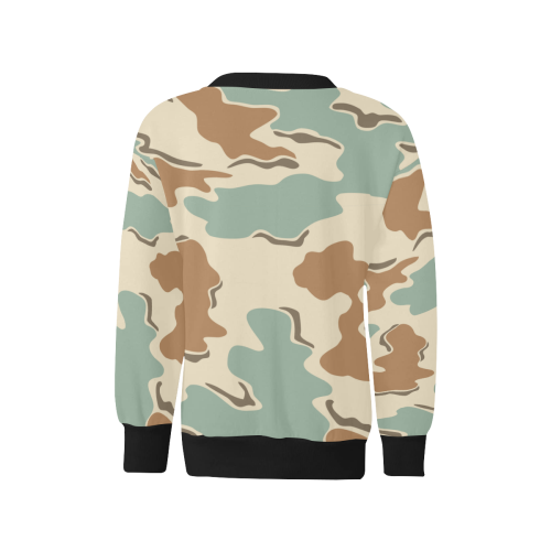 Classic desert camouflage Kids' All Over Print Sweatshirt (Model H37)