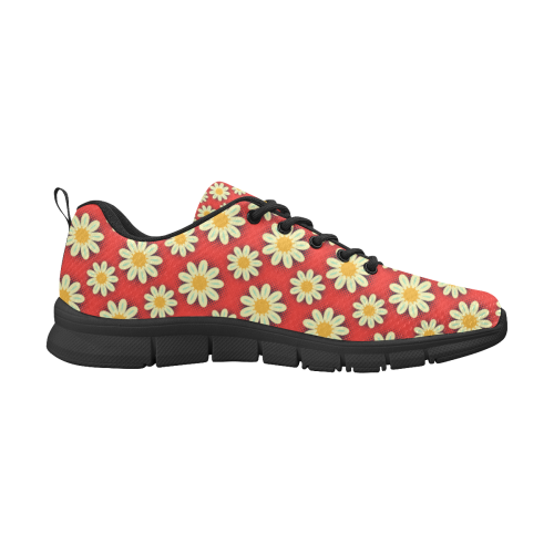 Sunflowers Women's Breathable Running Shoes/Large (Model 055)