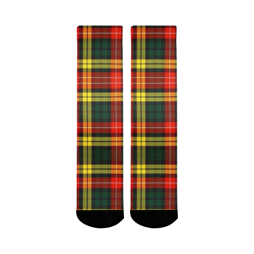 Buchanan Tartan Mid-Calf Socks (Black Sole)