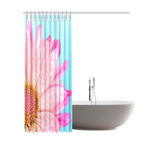 Flower Shower Curtain 69"x84"