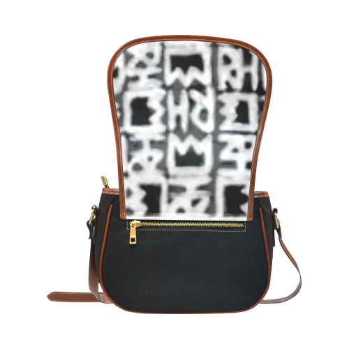 Katie Satchel Saddle Bag/Small (Model 1649)(Flap Customization)