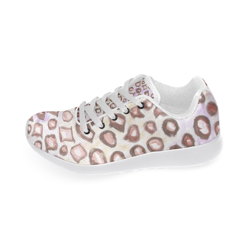 Leopard Art Women's Running Shoes/Large Size (Model 020)