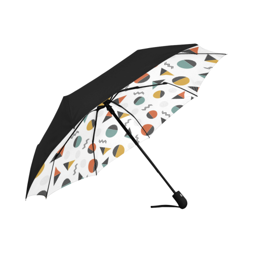 Geo Cutting Shapes Anti-UV Auto-Foldable Umbrella (Underside Printing) (U06)