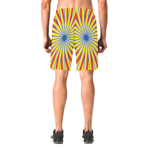 DESIGN 565 Men's All Over Print Elastic Beach Shorts (Model L20)