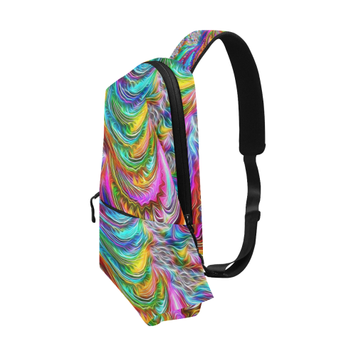 gorgeous Fractal 175 C by JamColors Chest Bag (Model 1678)