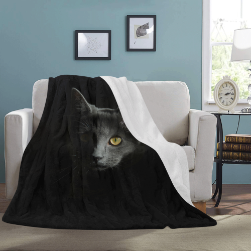 Black Cat Ultra-Soft Micro Fleece Blanket 60"x80"