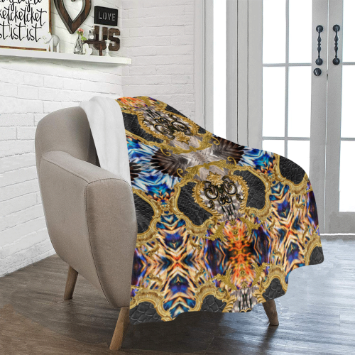 Luxury Abstract Design Ultra-Soft Micro Fleece Blanket 40"x50"