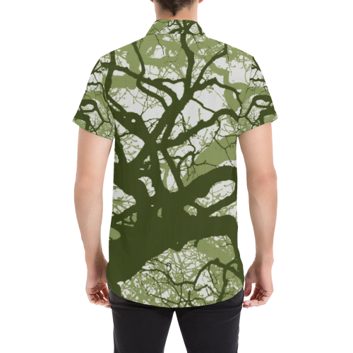 INTO THE FOREST 11 Men's All Over Print Short Sleeve Shirt (Model T53)