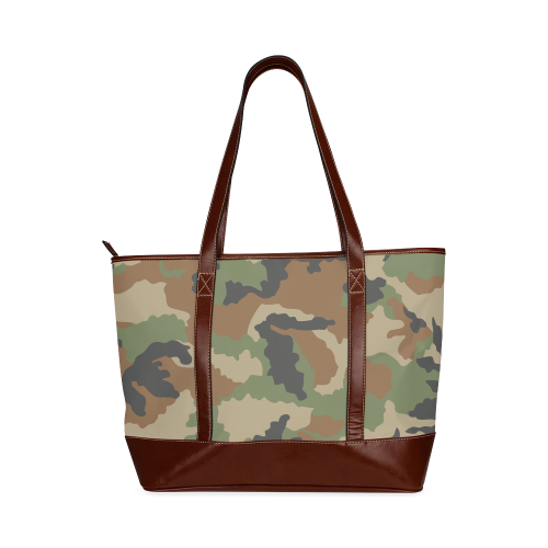 woodland camouflage pattern Tote Handbag (Model 1642)