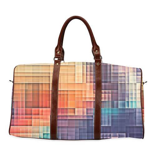 pixels #colors Waterproof Travel Bag/Small (Model 1639)