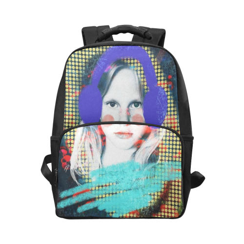 Paint girl Unisex Laptop Backpack (Model 1663)