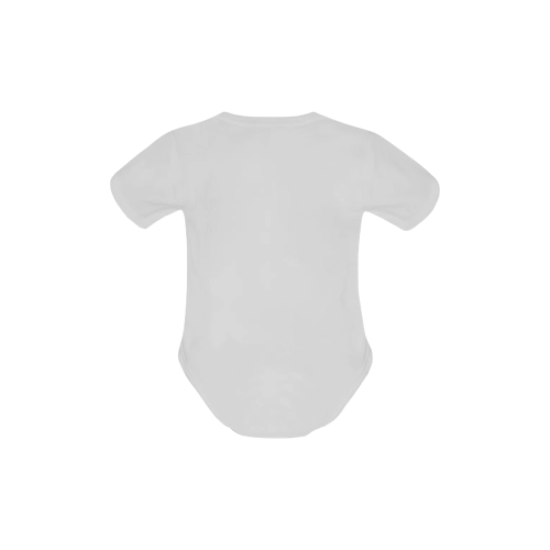 MONSTER NUMBERS-08 Baby Powder Organic Short Sleeve One Piece (Model T28)