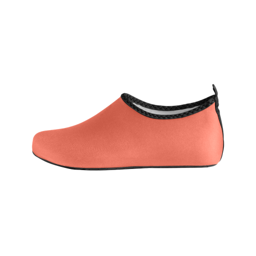 color tomato Women's Slip-On Water Shoes (Model 056)