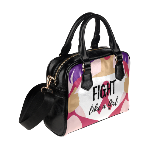 Fight Like A Girl Shoulder Handbag (Model 1634)