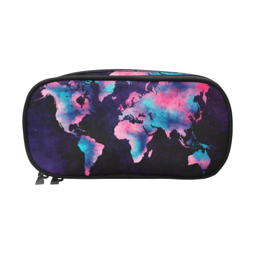 world map Pencil Pouch/Large (Model 1680)